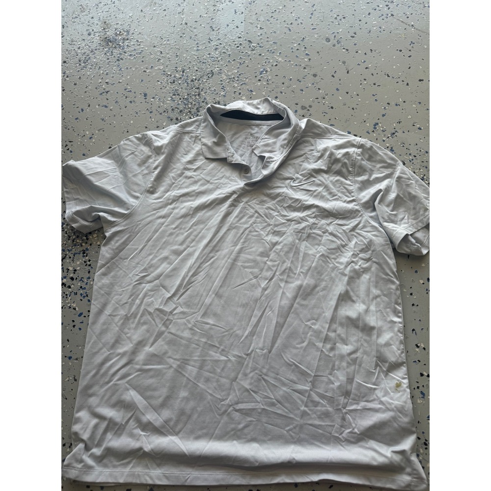 Nike Dri-FIT Polo Shirt Athletic Golf Casual Sport Top XL spots